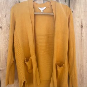 Yellow mustered cardigan